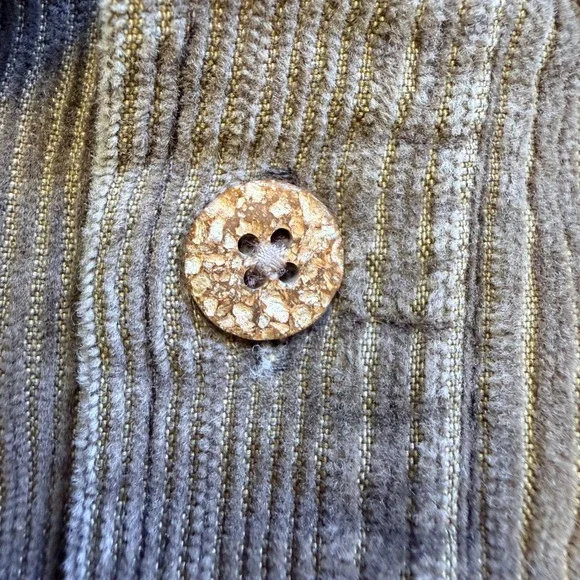 REI Button Down Shirt Mens M Brown Corduroy Long Sleeve Pocket Outdoor - Picture 6 of 10